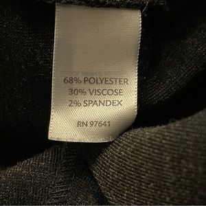 J. Jill Women’s Stretch 6 Petite Dark Gray Flat Front Knit Skinny Ankle Pants 6P